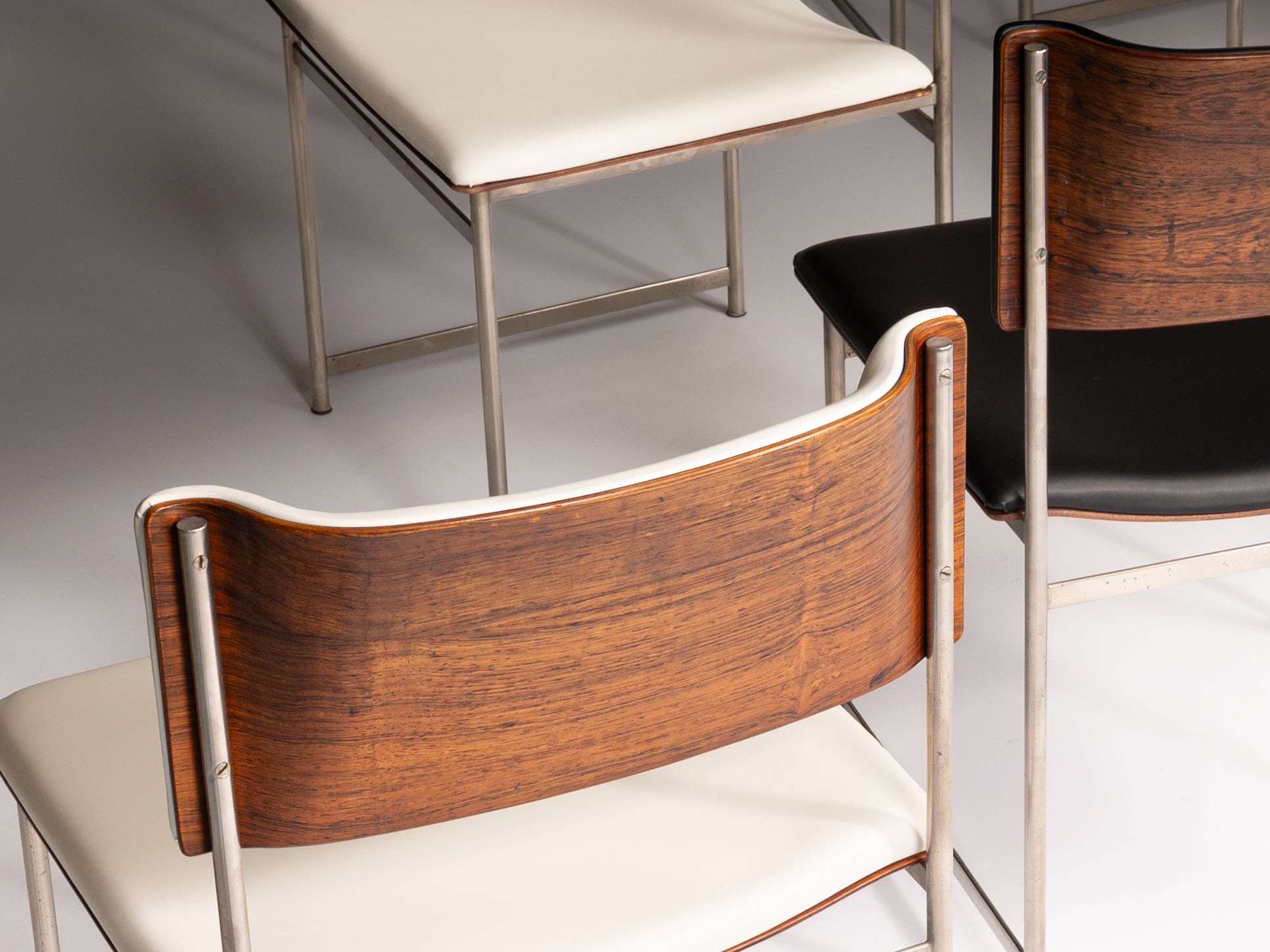 Conjunto de 8 cadeiras Modelo SM08, design Cees Braakman para a Usm Pastoe