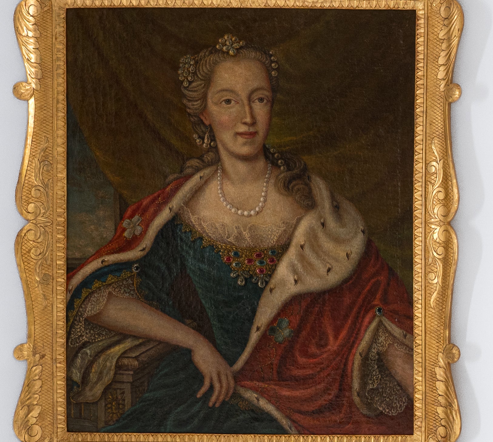 Par de retratos representando os Duques da Casa de Saboia - Escola Italiana, século XVII, óleo sobre tela