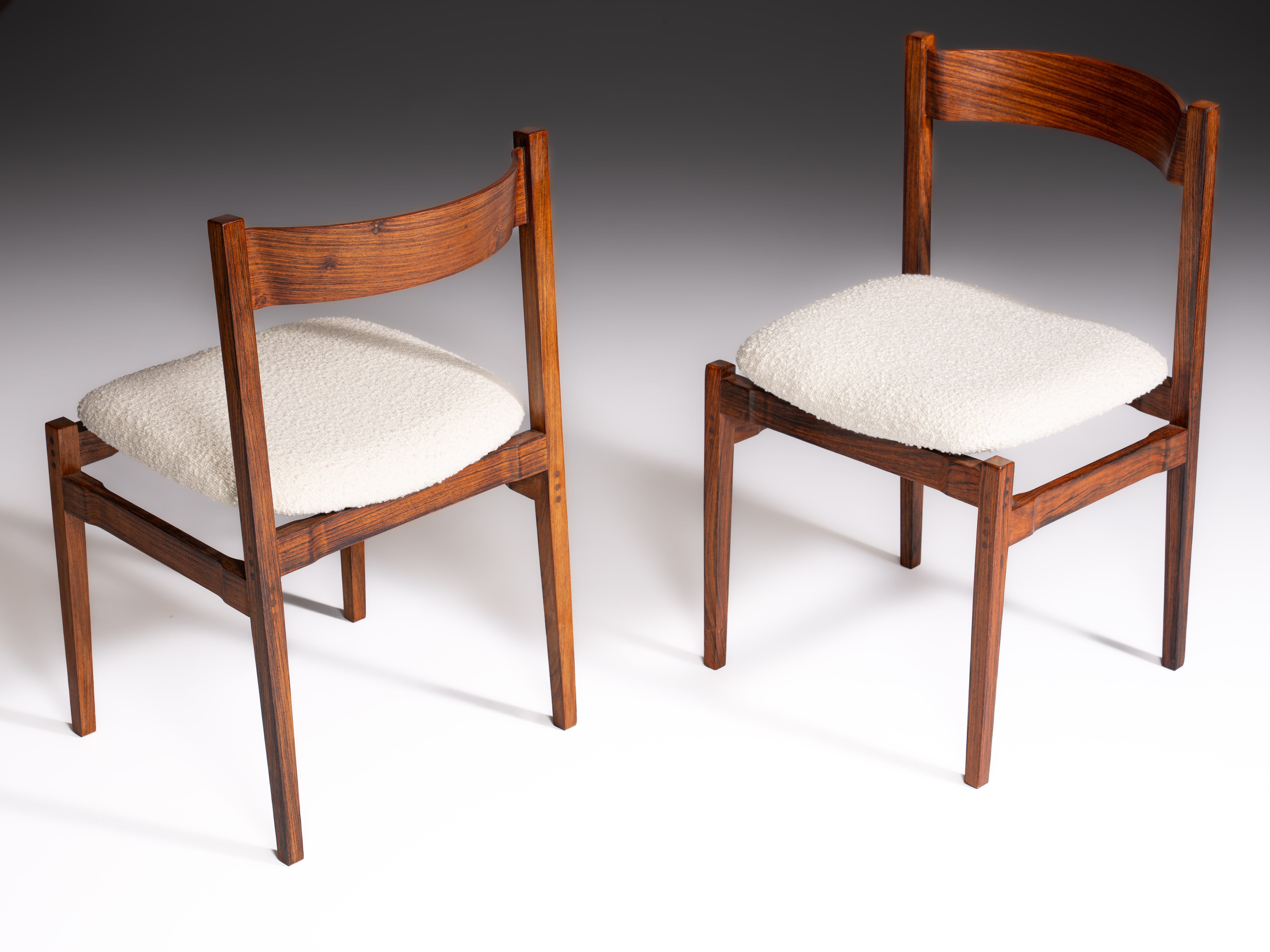 Conjunto de 8 cadeiras, design Cassina, Itália, década de 1960