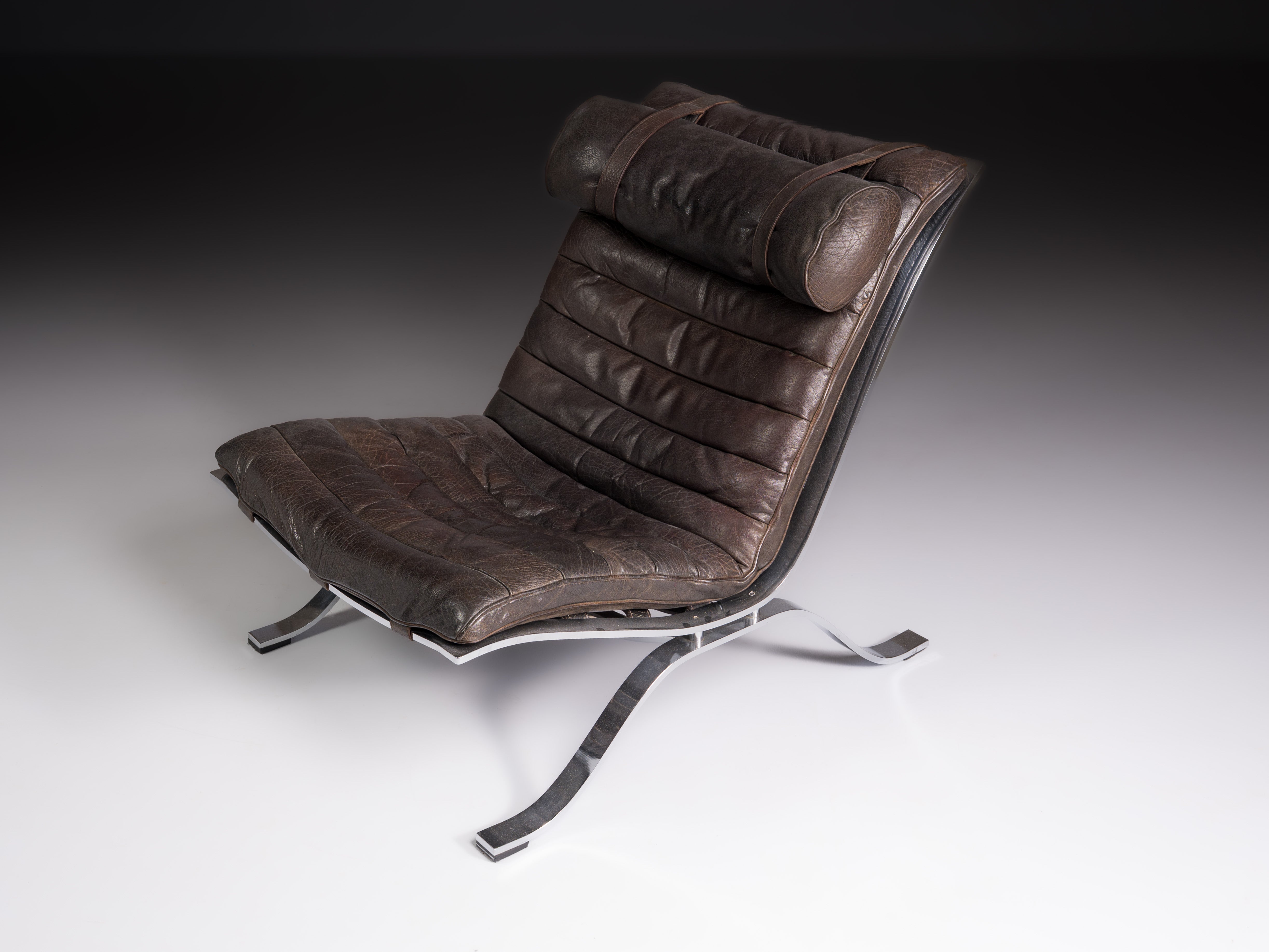 “Ari” armchair, designed by Arne Norell for Möbel AB, Sweden, c. 1966.