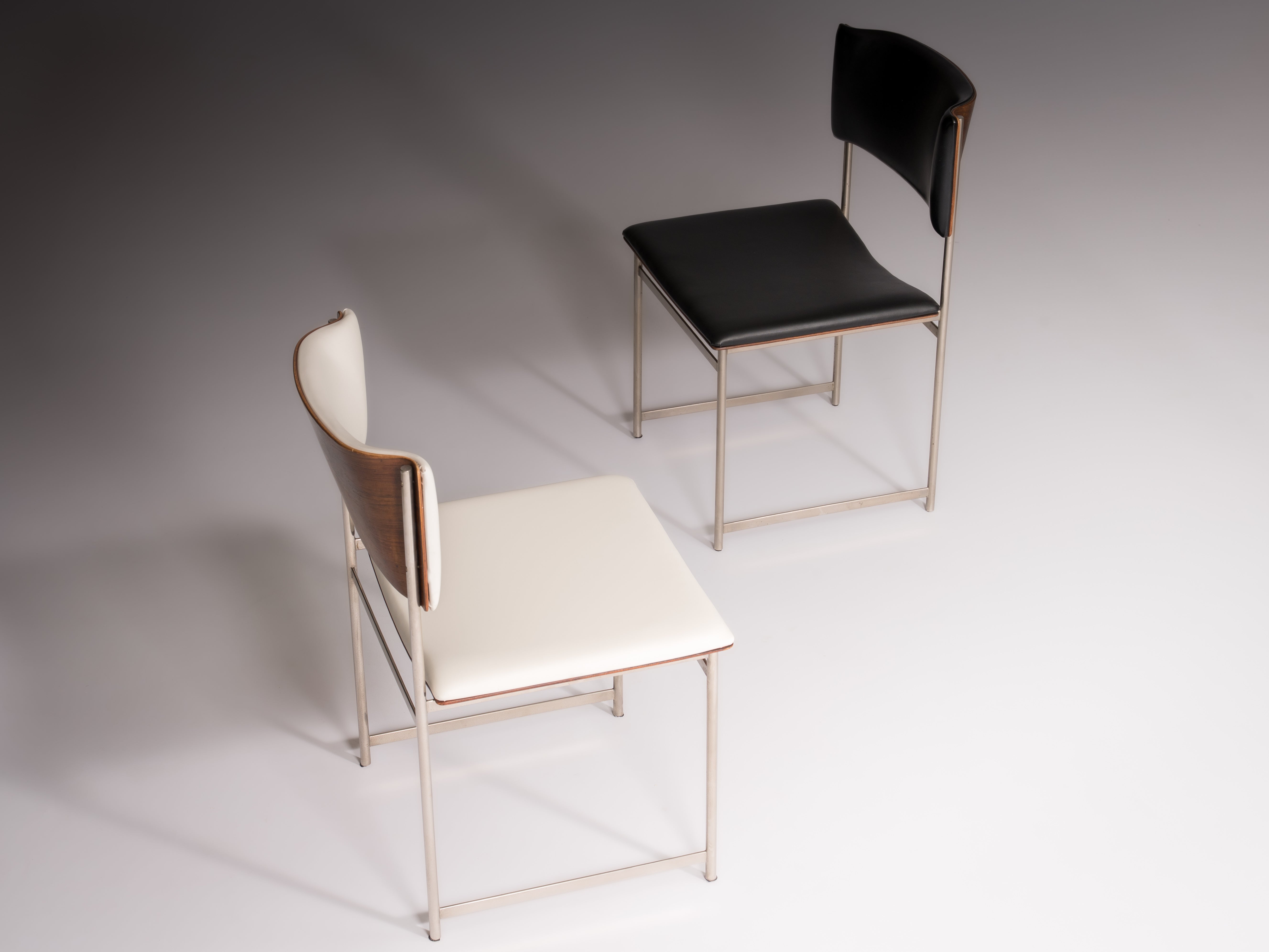 Conjunto de 8 cadeiras Modelo SM08, design Cees Braakman para a Usm Pastoe