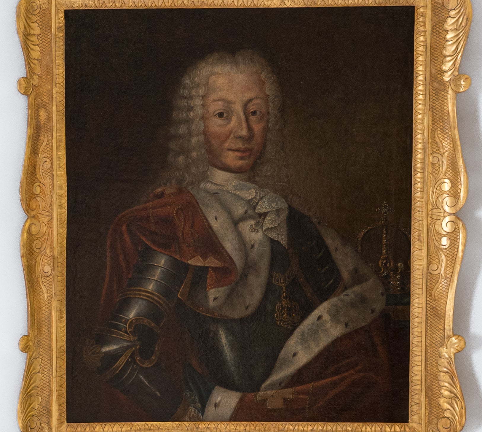 Par de retratos representando os Duques da Casa de Saboia - Escola Italiana, século XVII, óleo sobre tela