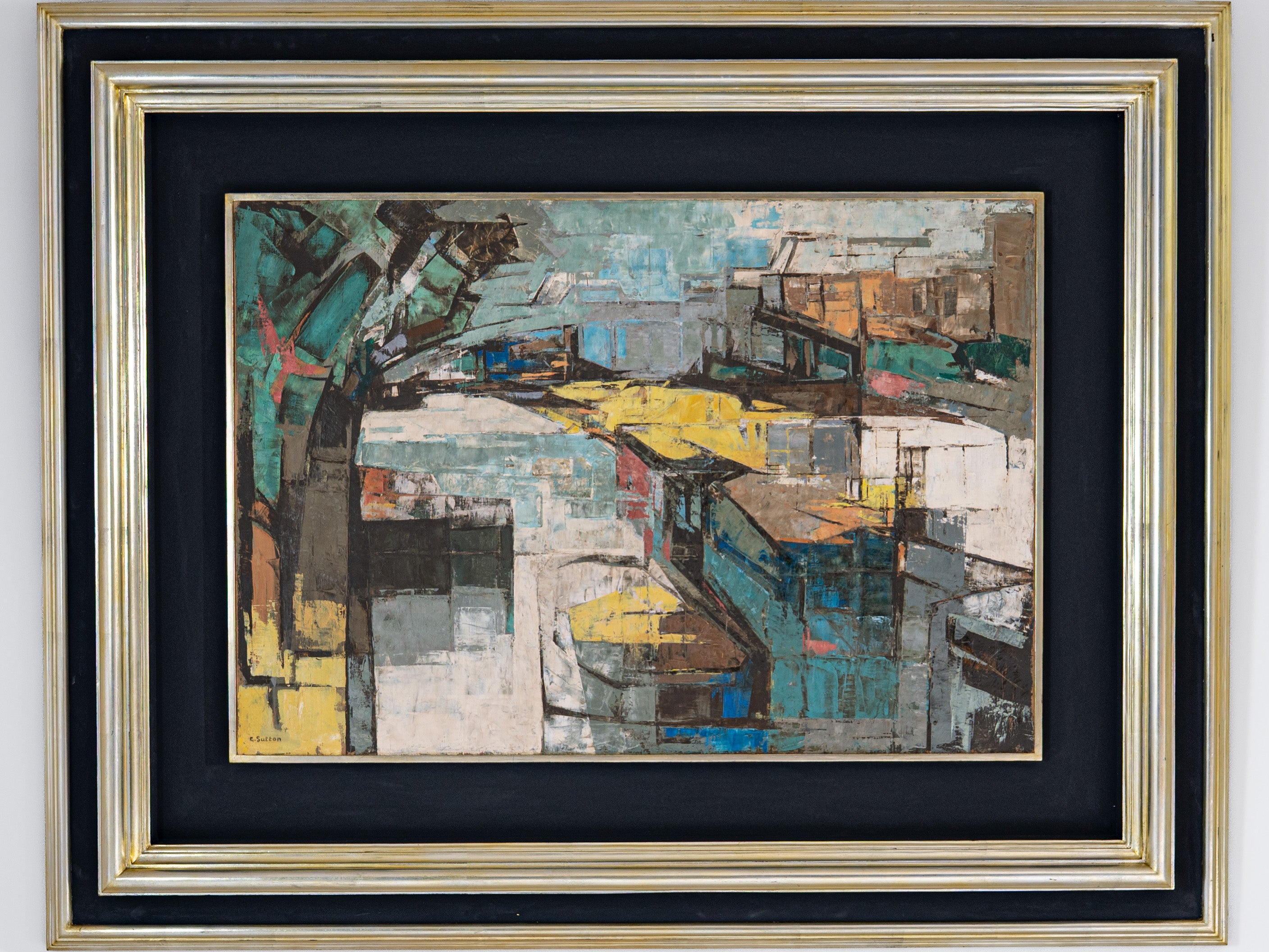 Gerda SUTTON (1923-2005), óleo sobre tela, assinado, Dim. aprox.: 81,5 x 116 cm