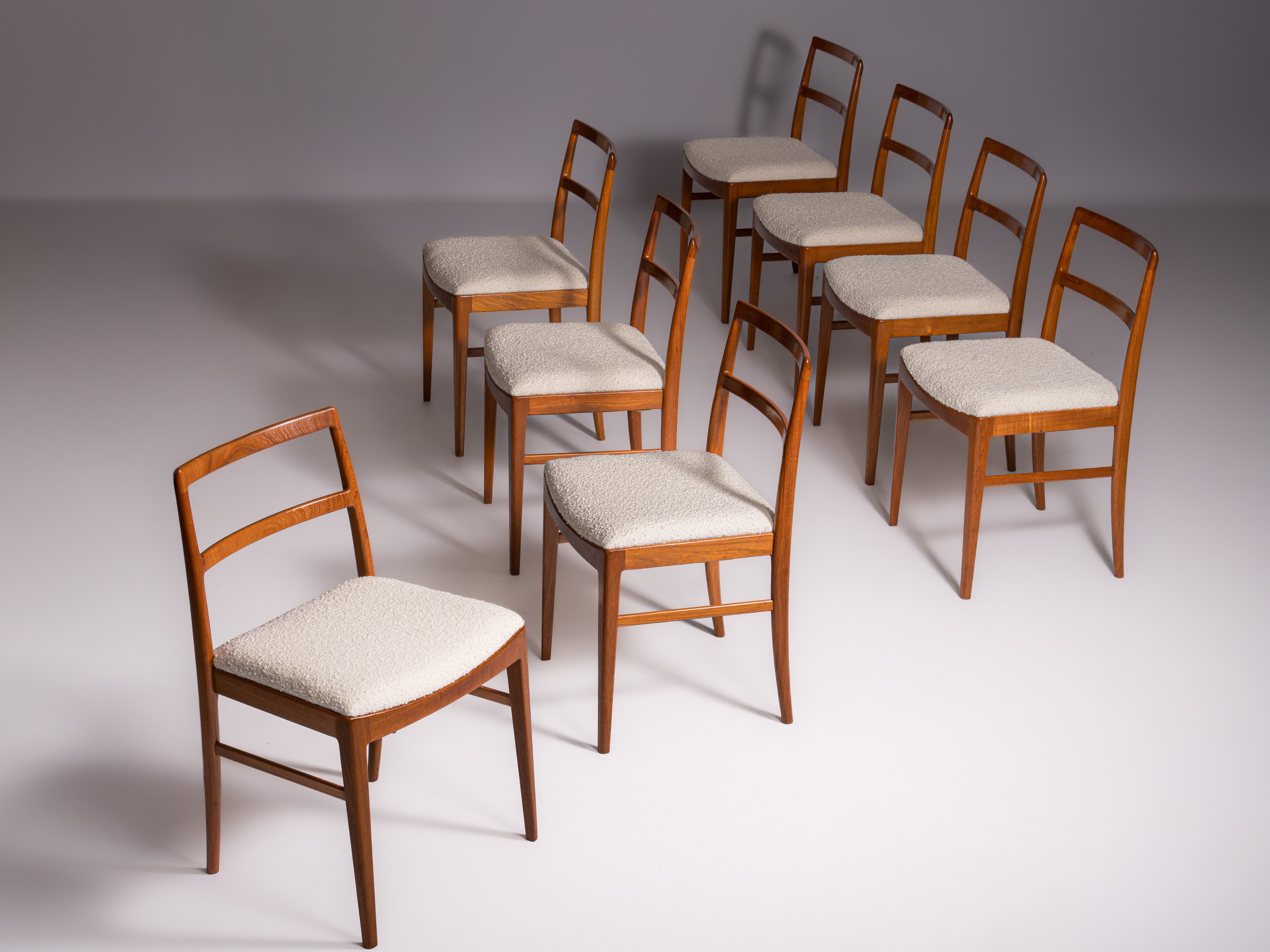 椅子 inspired to Arne Vodder 1960s Denmark Set of 8 chairs model 430 | Arne Vodder, Denmark, 1960s