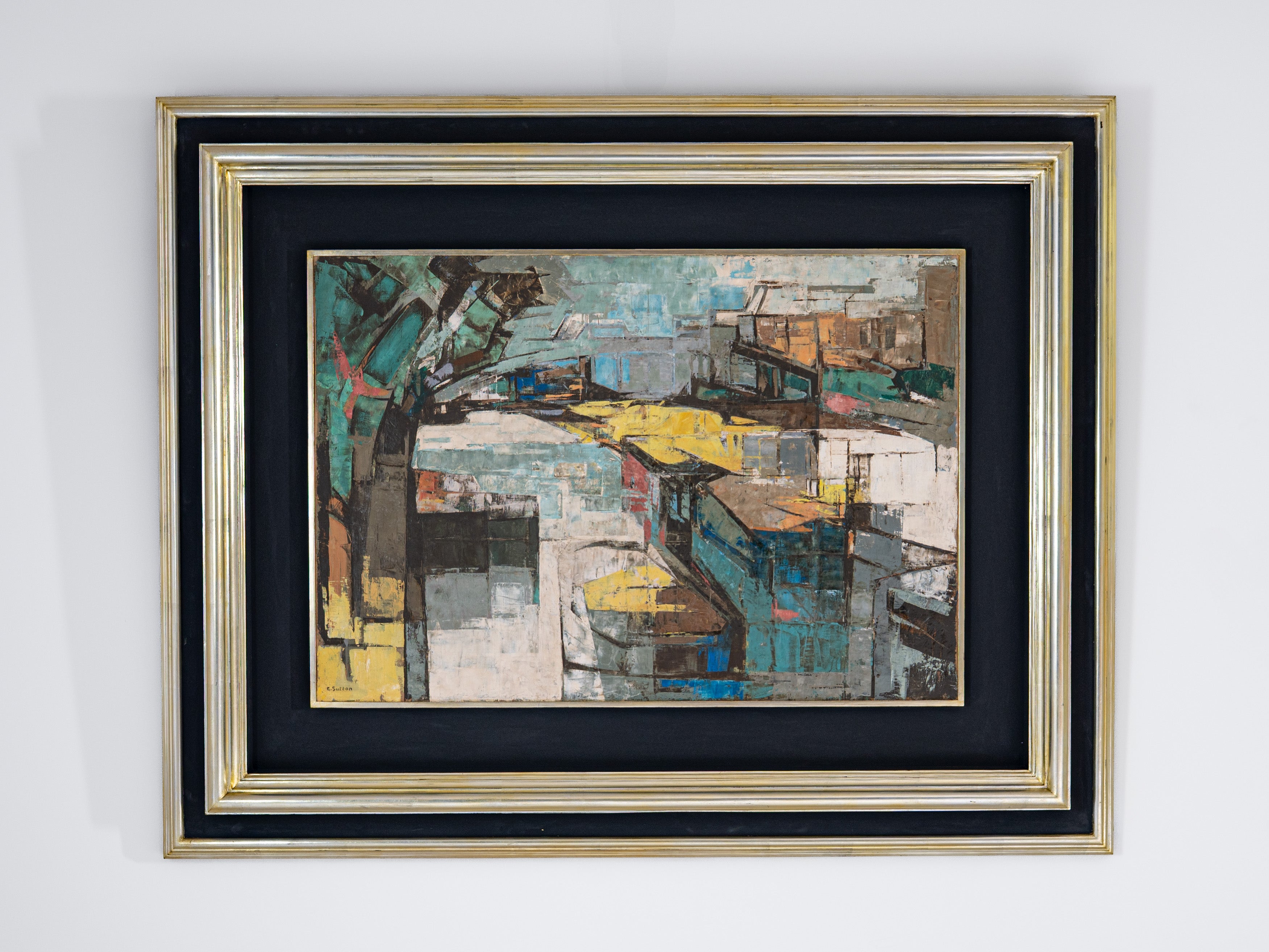 Gerda SUTTON (1923-2005), óleo sobre tela, assinado, Dim. aprox.: 81,5 x 116 cm