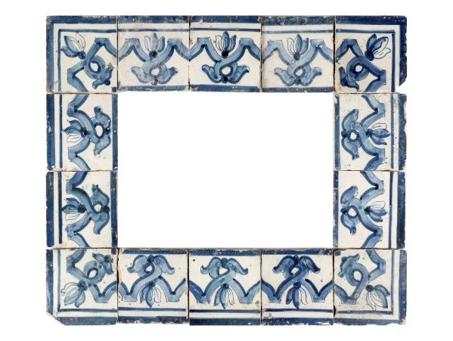 Lote de 85 azulejos, a azul e branco, Portugal, séc. XVIII